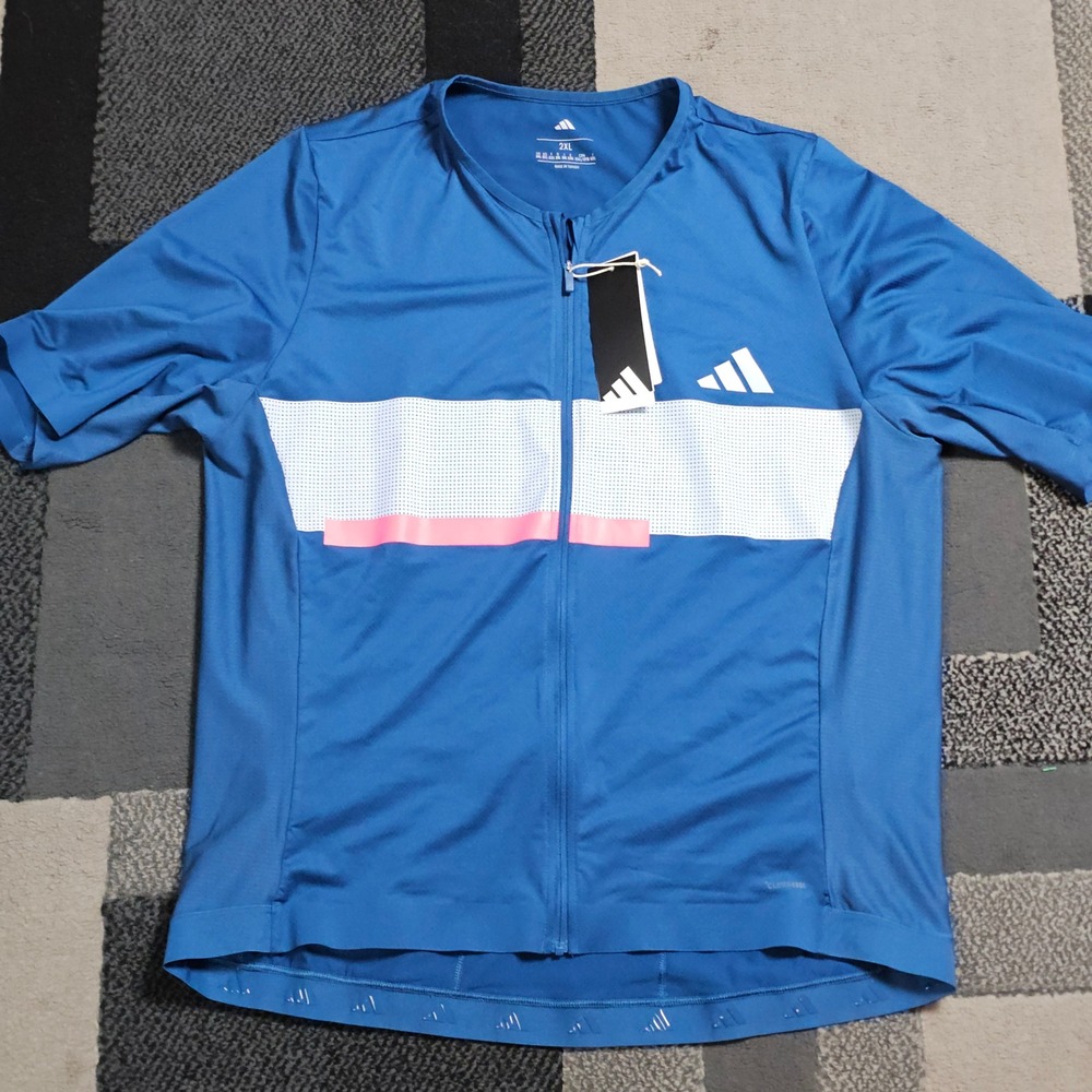 Adidas Biking Jersey Men XXL Dusky Petrol NEW JZ6772